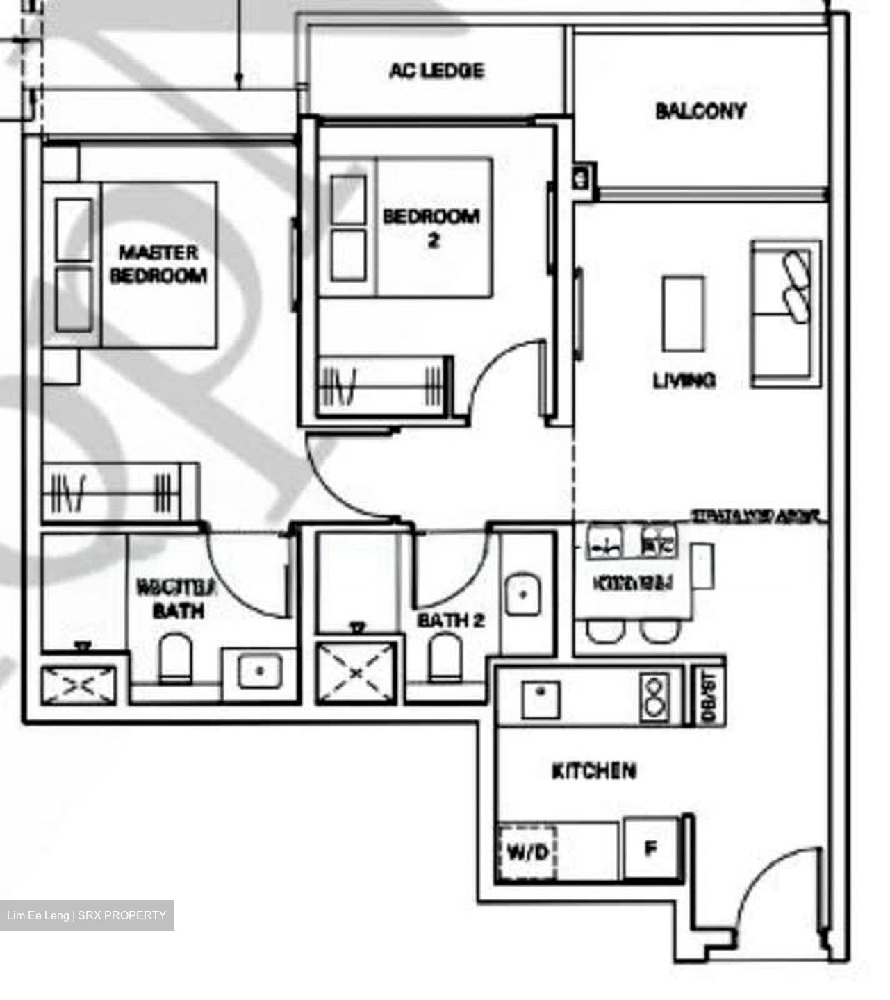 The Watergardens At Canberra (D27), Apartment #569801501